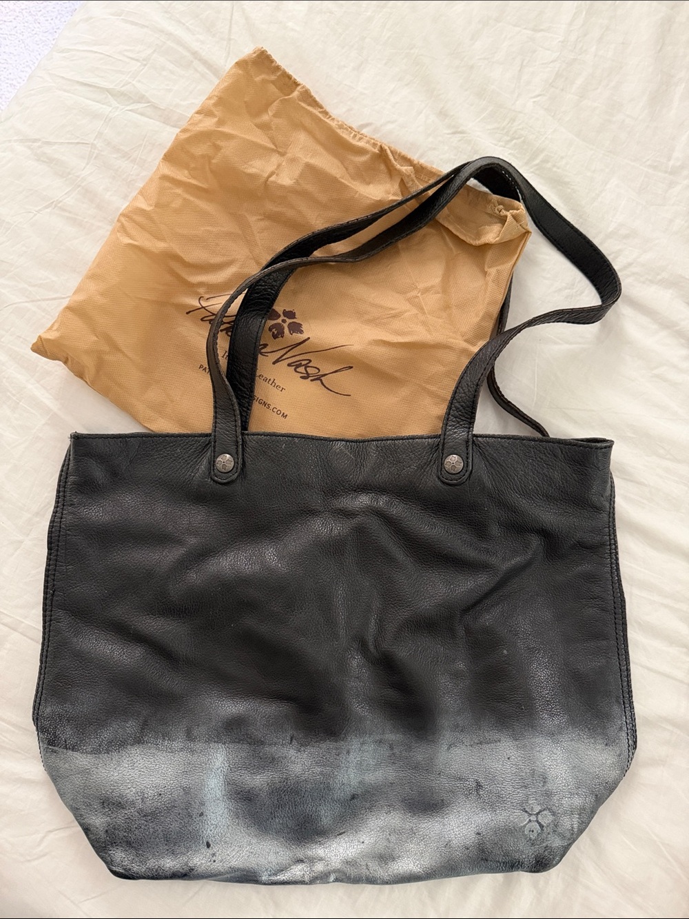 Patricia Nash Two-toned Leather Tote